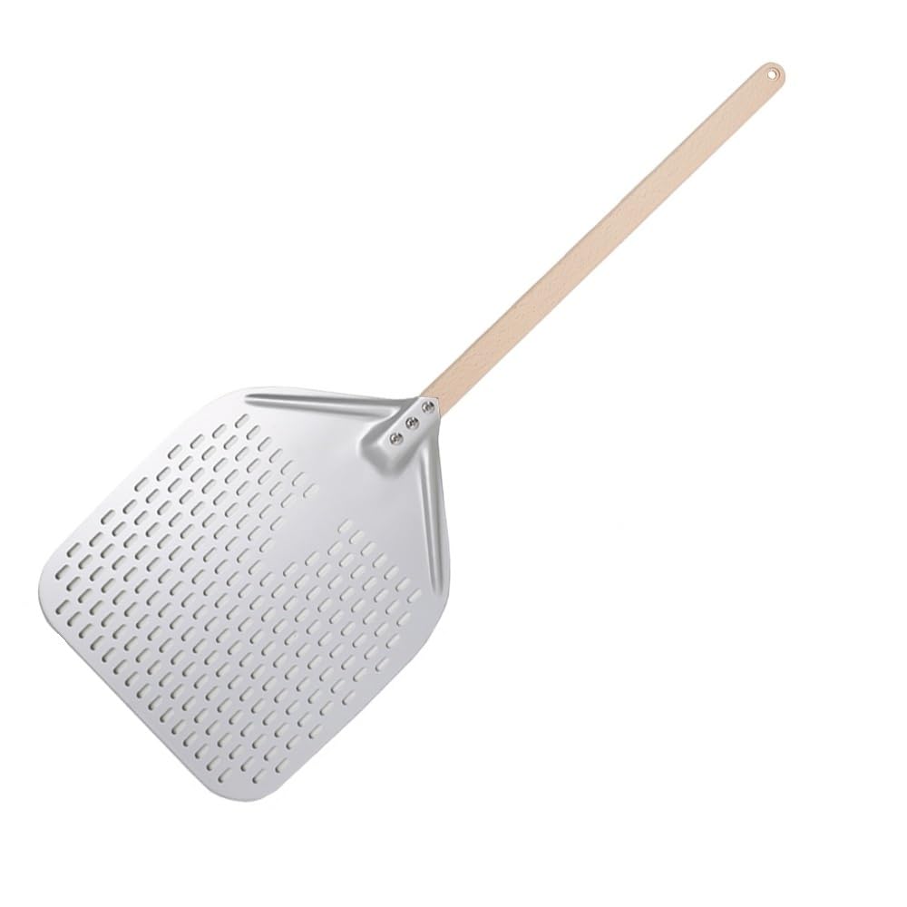 WANGSHAOWEI Pizza ​Paddle Big Pizza Shovel Turning Short Handle Square Turner Nonstick For Oven(13inch 88cm wood)