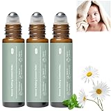 3Pcs Teething Roller, Mamas Teether: Baby Teething Oil Roller, Natural Gentle Teething Relief Roller, Teething Roller All Natural for Babies