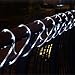 Aluvee Solar Rope String Light 33ft 100L 8 Modes Waterproof Outdoor LED Copper Wire Lights for Garden Decor Lamp Wedding Party Tree Xmas Halloween Holiday Decoration Lighting (White)