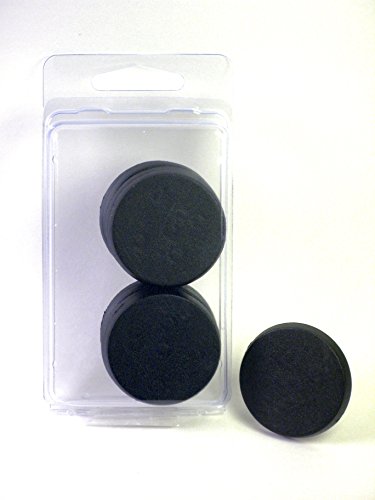 Hedral Value Pack of 10-40MM Round Black Monster Terminator Large Infantry Miniature Model Bases for Tabletop or Miniature Wargames