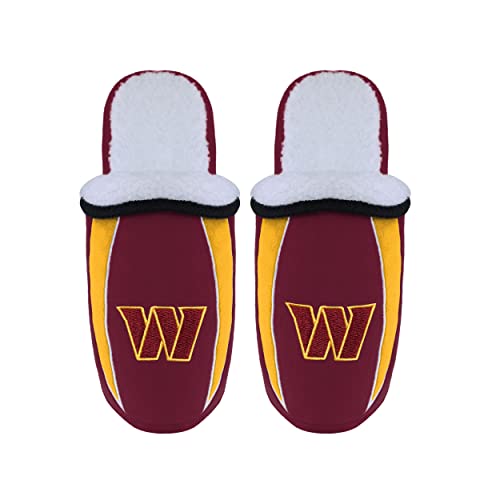 Image of FOCO NFL Mens Football Team Logo Moccasin Slippers Shoes