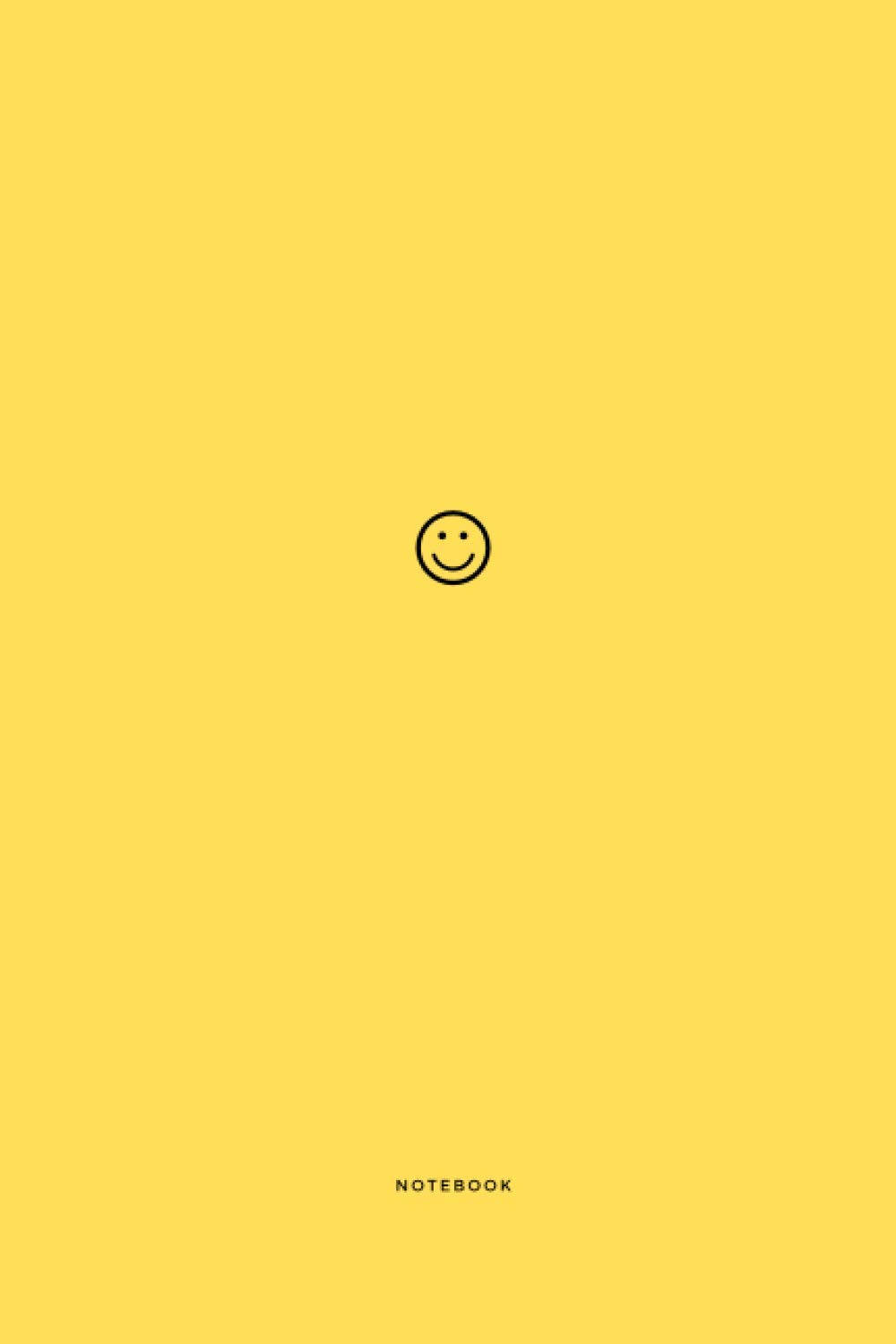 Notebook: Smiley Face - Lined - 120 pages - 12" x 9" - Smile Fun and Awesome Gift