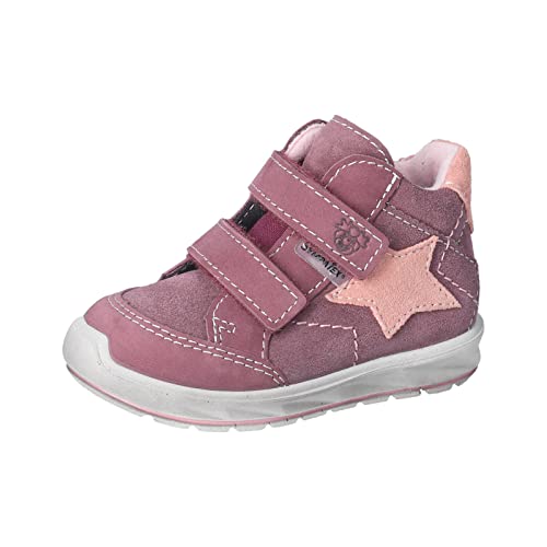 RICOSTA Chica Botas Kimi,Ancho: Normal (WMS),Plantilla Desmontable,Sympatex,Botas de Velcro,Booties,Impermeable,Morado (Pflaume / 380),26 EU Cover