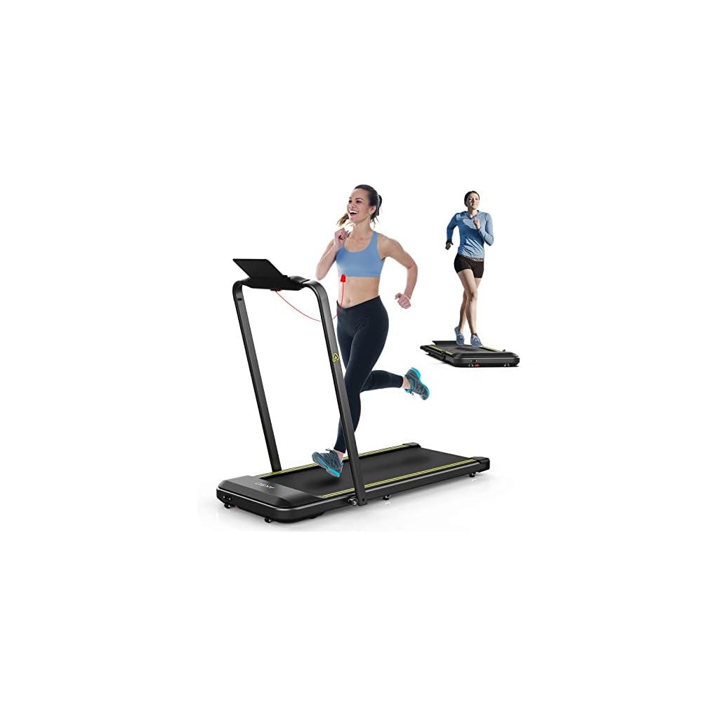 AKSO-Foldable-Treadmill-Walking-Pad-300lbs-Capacity-Folding-Treadmill-76mph-Under-Desk-Treadmill-with-Remote-Smart-App-Small-Walking-Running-Jogging-for-Office-Home-Compact-Treadmill