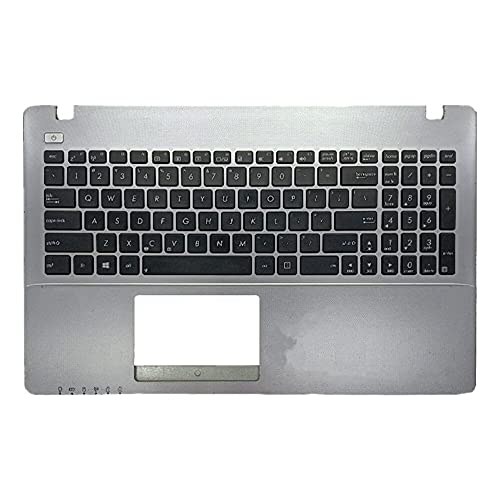 Clavier Asus F550 avec top case argent pour ordinateur portable