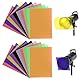 20 STK Farbfolien Gel Filter Film, Farbkorrektur Gel Lichtfilter, Bunte Transparente Farbfilterfolie Filterblätter, Farbige Fensterfolie für Scheinwerfer Fotografie Foto Studio LED(10 Farben)