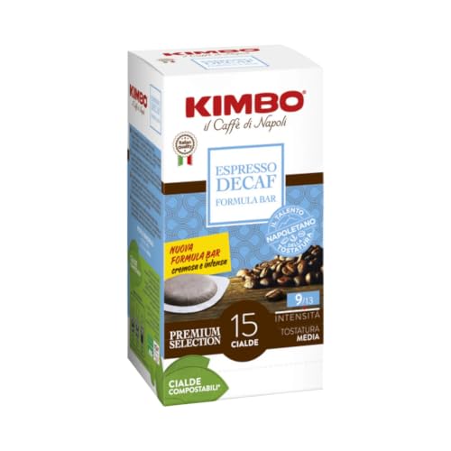 Kimbo 120 Cialde Caffè Compostabili ESE, Espresso Decaf