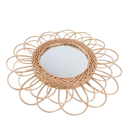 Espejos Decorativos de Pared Redondos Ratan Marca Beavorty