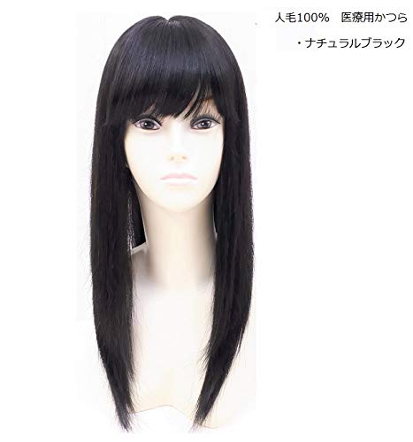 Amazon.co.jp: 人毛100% かつら 全頭フル ウィッグ (NS-050 ナチュラル 