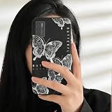 Custodia Farfalla Telefono Dipinta Finitura Opaca Compatibile con Cubot P50 Soft Shell
