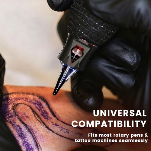 Image of 50 Pack Mixed Size Tattoo Needles 5Pcs each of #10 5RL, 7RL, 9RL, 15RM, 21RM, 15M1, 21M1 - #12 5RS, 7RS, 9RS Assorted Disposable Finger Ledge Tattoo Cartridge Needle with Membrane