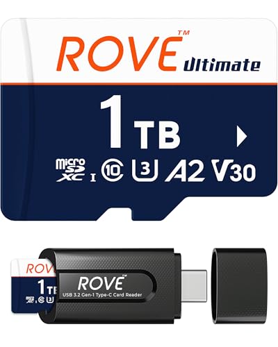 ROVE ([) Ultimate Micro SDJ[hmicroSDXC[J[h USB 3.2 Type CJ[h[_[t 170MB/s C10 U3 V30 4K A2 hCuR[_[ AndroidX}[gtH ^ubg 