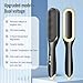 Hair Straightener Brush-Ionic Hair Brush Straightener for Women with 5 Temp Settings,Fast Heating & Dual Voltage Hair Straightening Comb,Anti-Scald & Auto-Shut Off (Black)