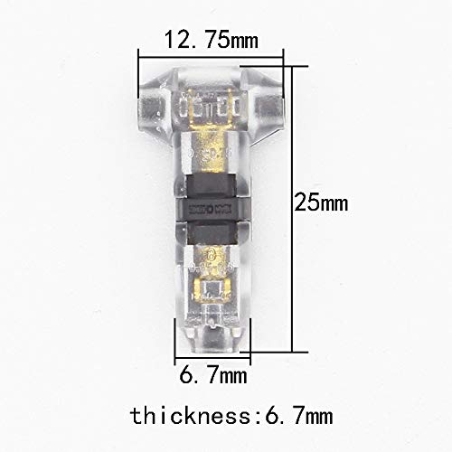 5PCS Wire Cable Connectors Terminals Crimp Lock Quick Splice Electrical Car 24-18AWG Kit Tool Set
