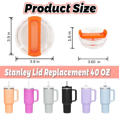 50% Off 2-Pack Clear Replacement Lids for Stanley Cup