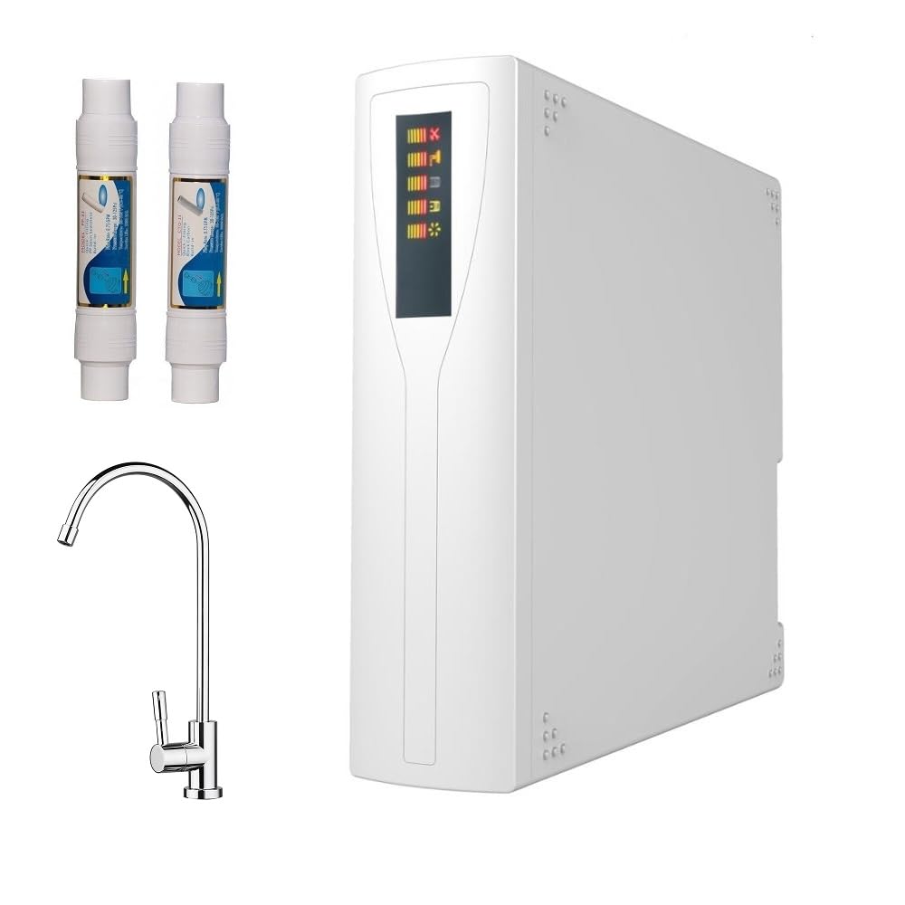 Depuratore acqua osmosi inversa sotto zoccolo con display | Purificatore domestico acqua potabile dal rubinetto di casa