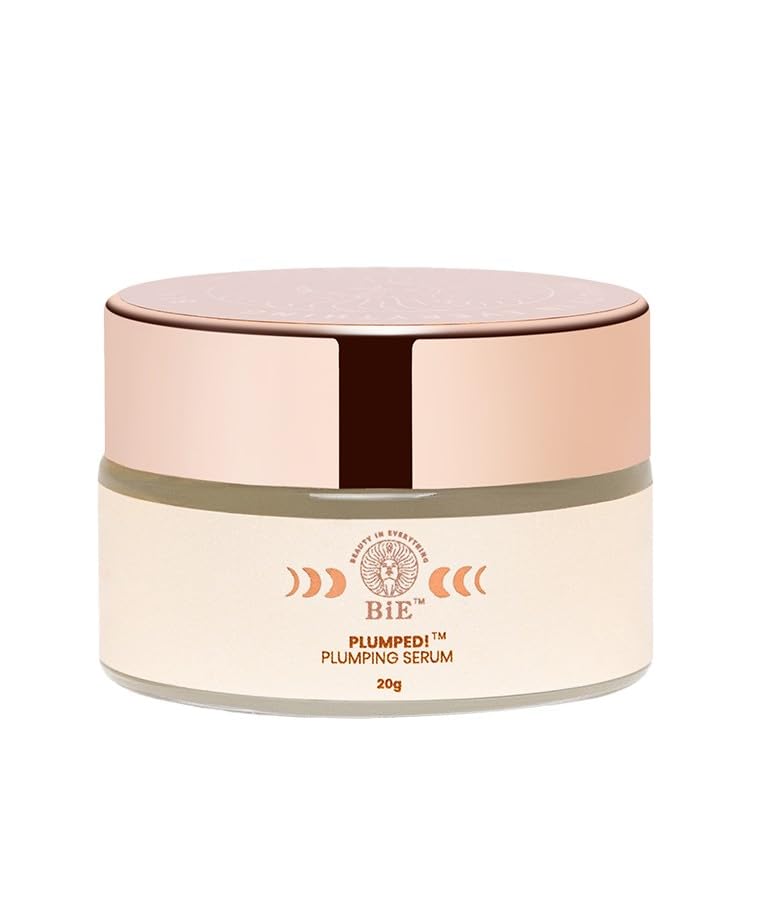 BiE Plumped! | Plumping Serum with Collagen | Stem Cells | Geranium Oil for Hydrated | Smooth Skin | 20gm