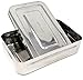 Stainless Steel Medical Dental Sterilizer Instrument Box, Organizer Jewelry/Tool Storage Tray with Lid - 8L x 5W x 2H