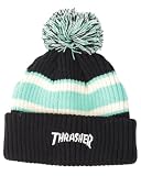 [スラッシャー] ボンボン付き ニットキャップ (MAG LOGO) [ 25TH-N56K / BEANIE ] 帽子 BLK FR