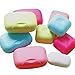 Produktbild Seifenbehälter Reise Seifenkiste Reisen Camping Home Bad Seifenschale Fall, farbig sortiert Seifenbeladung 4 Packungen (4 pcs)