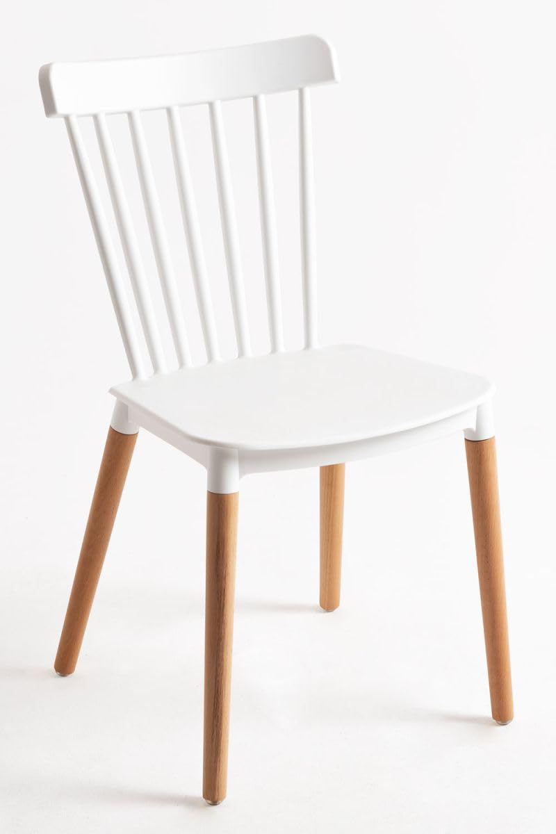Regalos Miguel - Sillas Comedor - Silla Leka - Blanco