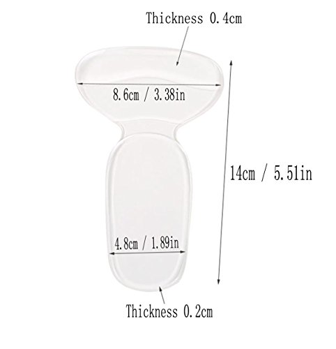 Plantillas de gel de silicona para tacones altos hombre miniatura 5