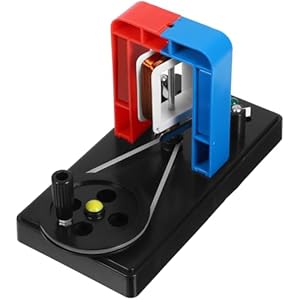 GALPADA Handgenerator Für Schülerexperimente Tragbares DIY Manuelles Stromerzeugungsgerät Für Physikalische Elektrizitätsprojekte Sicher Langlebig Und Einfach Zu Bedienen