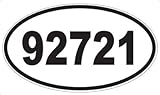US Decal, Inc. Number 92721 Oval Sticker