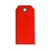 UltraSource Shipping Eyelet Tags, 1.875" x 3.75" Red (Pack of 1000)