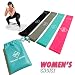 Beach Nook Resistance Loop Bands for Legs and Butt | Elastic Exercise Band Set for Women | Best Resistant Workout Loops for Booty, Glute, Leg & Thigh Exercising with Free Carrying Bag