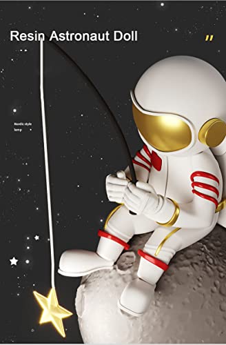 KZT 30W LED Modern Wall Lamp Dimmable Starry Sky Night Light Wall Mounted Nursery Lighting Kids Childs Room Wall Lights Astronaut Bedroom Bedside Lamp Living Room Hallway Baby Gifts Decor Lighting - Image 4