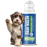 Roll-On Dog Paw Balm - Moisturizer & Soothing Protection from Snow & Hot Pavements - Snout Soother for Dogs - Easy & Fast to Apply, Natural, Non-Toxic, Food-Grade, Lick-Safe Wax