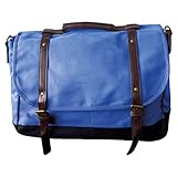 enrico coveri boxer Artikelgewicht: 600.0 grams Messenger Bag/Umhängetasche/Laptoptasche passend für 15, 6 Zoll Laptop Business, Reise o. Schule Männer und Frauen Marine Blue (Arbeitstasche I Shoulderbag Canvas Segeltuch), 41097-B
