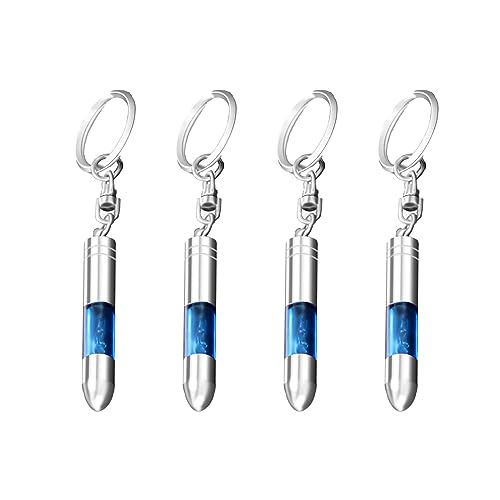 Image of 4 Packs Car Static Human Body Static Eliminator Discharger - High Voltage Anti-Static Keychain ESD Tool Sets - Anti-Static Wristband Bracelet for Car Keys