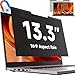 Produktbild Magnetischer sichtschutz für 13.3 Zoll Laptop 16:9, Abnehmbarer Sichtschutzfolie, Anti Blaulicht Blendschutz Blickschutzfolie Displayschutz für Lenovo Hp Dell Acer Asus Thinkpad Envy Xps