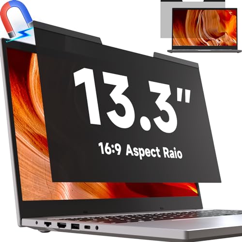 Mamol Magnetic Laptop Privacy Screen 13.3 inch 16:9