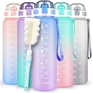 CodiCile Water Bottle Sports 1.1 Litre Water Bottle, BPA Free Drinks Bottle, Leakproof Water Bottle for Sports, Outdoor, Fitness, Gym, Cycling, School and Office