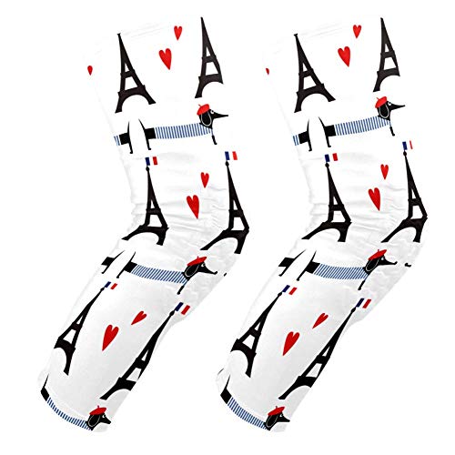 Genouillères de sport pour chien volleyball football motif Tour Eiffel tendance