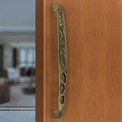 Image of Plantex Heavy Duty Door Handle for Main Door /13-inches Antique Door Handle for Main Door /Pull Push Door Handle for Home /Office /Hotel - Pack of 1 (311-Brass Antique Finish) - 3 Years Warranty