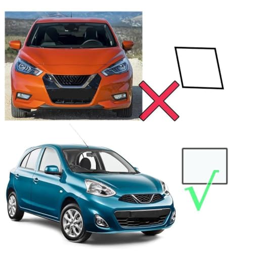 Cache-crochet de remorquage avant carré robuste pour Micra 2014-2016 - 2