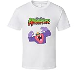 My Pet Monster Beaster Cartoon T Shirt L White