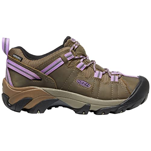 KEEN Sapato feminino de caminhada Targhee 2 de altura baixa à prova d'água, Timberwolf/English Lave