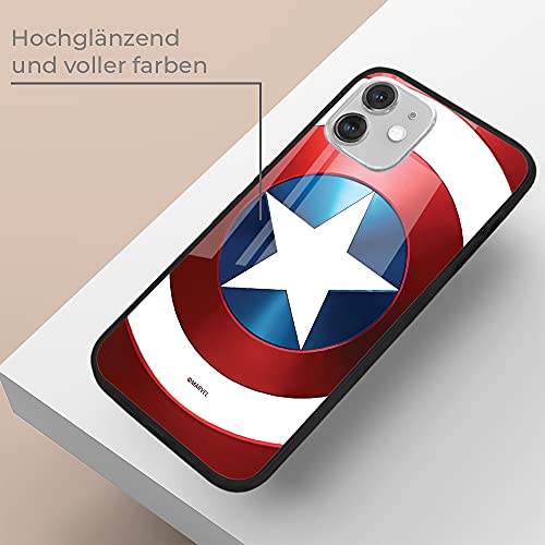 Ert Group Original And Officially Licensed Marvel Captain America Smartphone Case For Iphone 12, Iphone 12 Pro, Optimal Smartphone Shape, Shockproof #TOP5