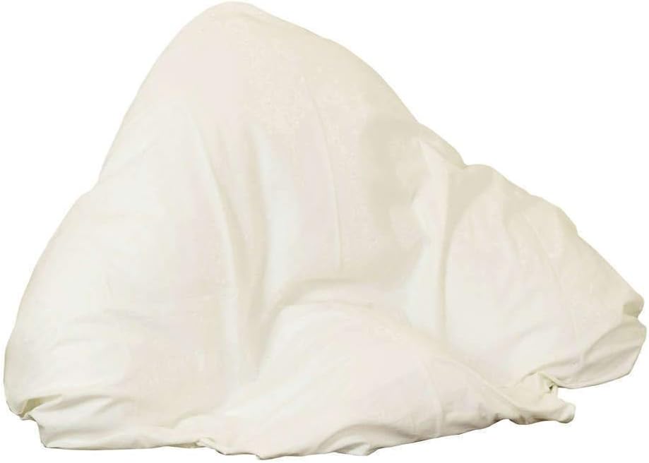 Orthopaedic Batwing Shaped Neck & Back Support Pillow offering Cushioned Support when Reading and Sitting, with Cream Washable Pillowcase, Filled with Bounce-Back Hollowfibre.