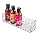 iDesign 70430 Plastic Refrigerator and Freezer Storage Bin, BPA-Free Organizer for Kitchen, Garage, Basement, Small, Clear