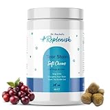 Replenish Tear Stain Chews for Dogs and Cats - Dr. Rachel's Tear Stain Remover for Dogs - Dog Eye Tear Stain Remover - Tear Stain Supplement for Dogs - Natural Tear Stain Soft Chews - 60 Count