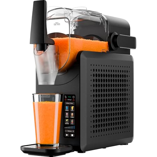 Iceman Slushie-Maschine, 1,9 L Mixer für Getränke und Slushies, kein Eis und kein Mixen für gefrorene Margaritas, Frappes und Shakes, 5 Touchscreen-Voreinstellungen, einfacher Dosierhebel - Schwarz