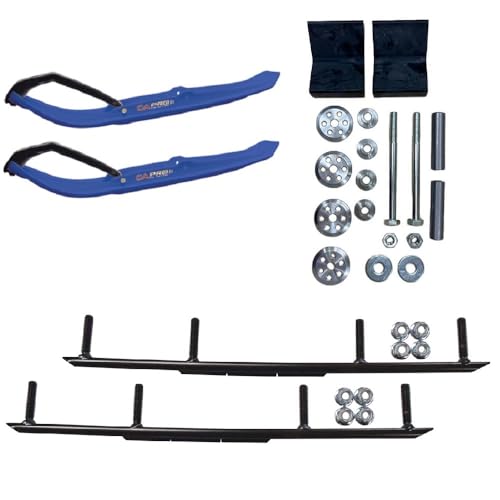 C&A Pro Blue MTX Snowmobile Skis w/ 8