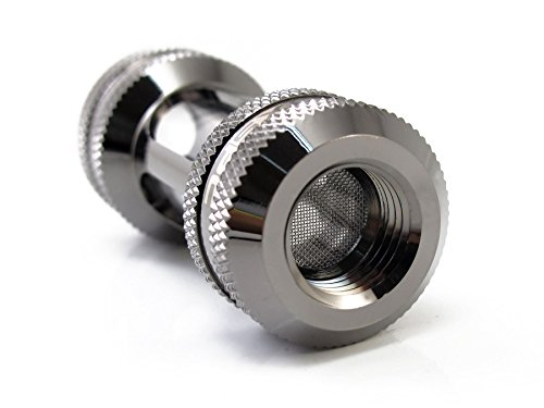 XSPC G1/4" Inline Filter, Black Chrome image 5