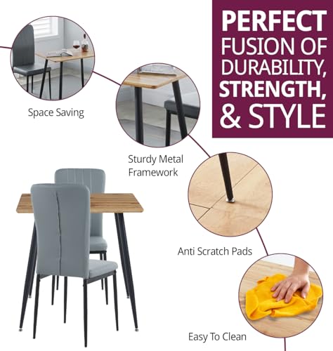 Mesa pequeña rectangular Cullompton para cocinas estrechas 4